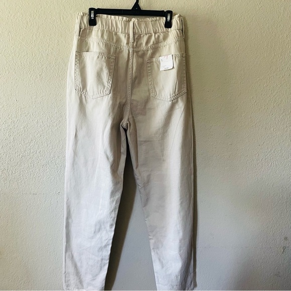 NWT VIGOSS Janis woman pant size 32 stone stretch waist high waist cotton casual - Picture 5 of 10